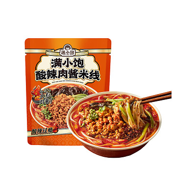 满小饱 酸辣肉酱米线 273g