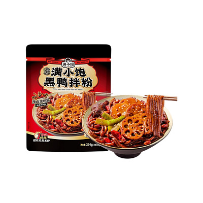 满小饱 黑鸭拌粉 294g