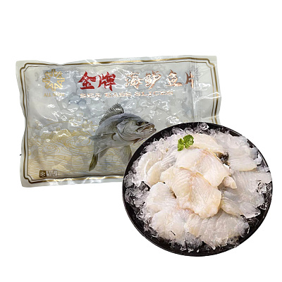 【冻】金牌 海鲈鱼片  360g