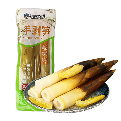 玩家吃货 手剥笋泡椒味 400g