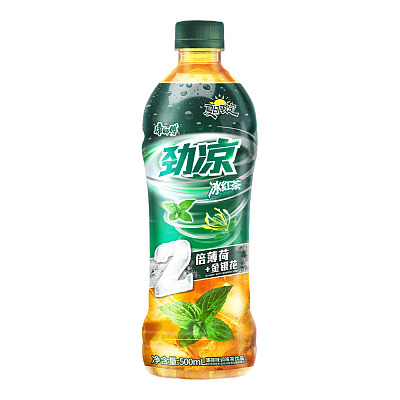 康师傅双倍薄荷劲凉冰红茶500ml