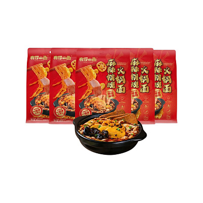 【整箱】有你一面 麻辣销魂火锅面 265g*5份入