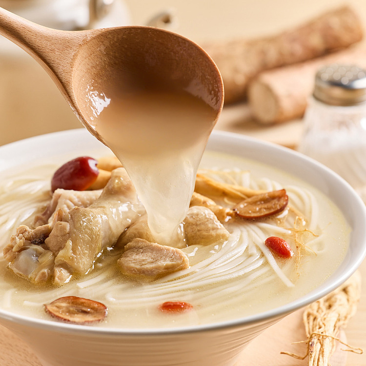 walmart-self-supporting-brand-woji-fresh-yuan-qi-ginseng-chicken-soup-yam-noodles-390g-2