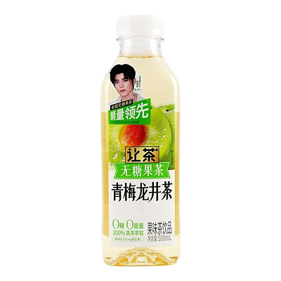 让茶 果茶 青梅龙井茶 无糖 500ml