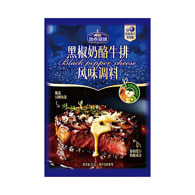 加点滋味 黑椒奶酪牛排风味调料 35g