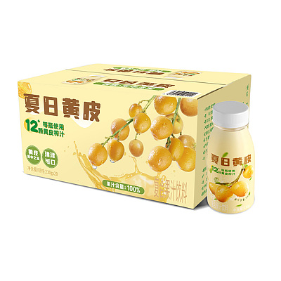 【全澳独家】山姆专供 纯粒 夏日黄皮 230g*20瓶装