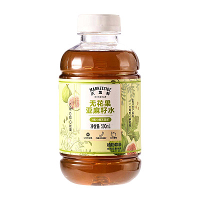 【全澳独家】沃尔玛(中国) 自营系列 沃集鲜 无花果亚麻籽水 500ml