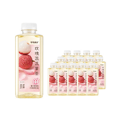 【整箱】可可满分 玫瑰荔荔果茶 450ml*15