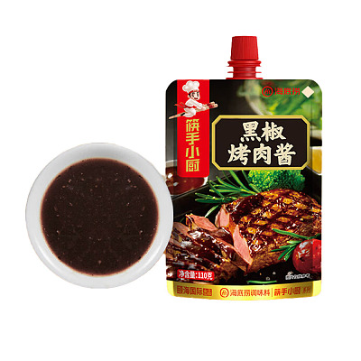 海底捞 筷手小厨 黑椒烤肉酱 110g
