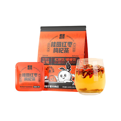 老金磨方 桂圆红枣枸杞茶 15袋入 120g