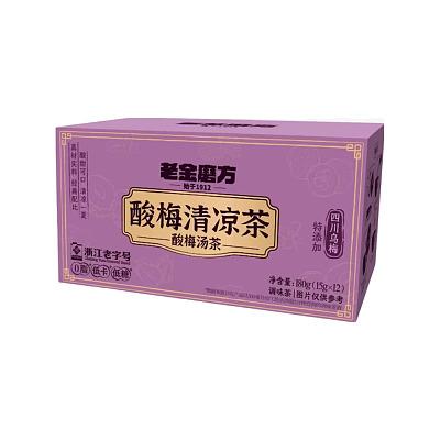 老金磨方 酸梅清凉茶 180g