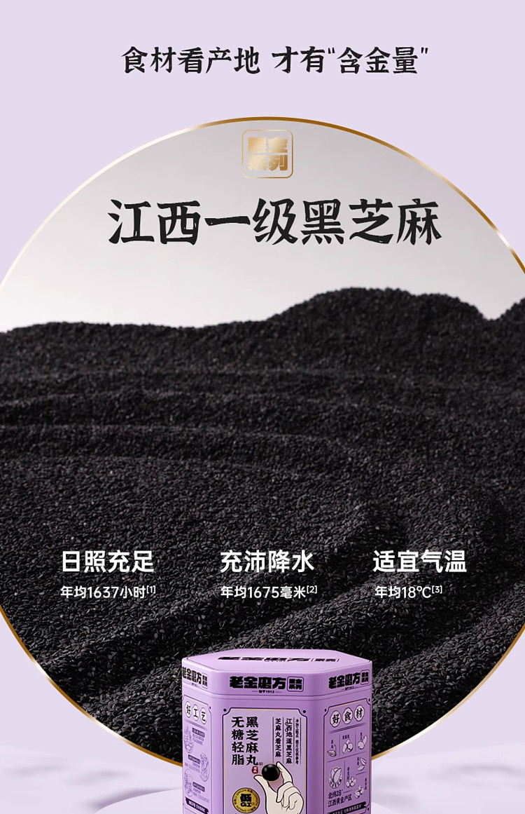 lao-jin-mou-fang-sugar-free-light-fat-black-sesame-pills-hexagonal-jar-108g-8