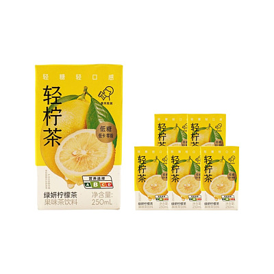 喜茶 轻柠茶 绿妍柠檬茶 250ml*6盒