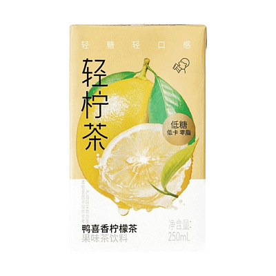 喜茶 轻柠茶 鸭屎香柠檬茶 纸盒装 250ml