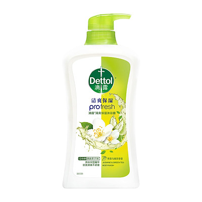 Dettol滴露 清爽保湿沐浴露 茉莉绿茶香型 650g
