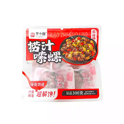 罗小懒 捞汁嗦螺 麻辣味 300g