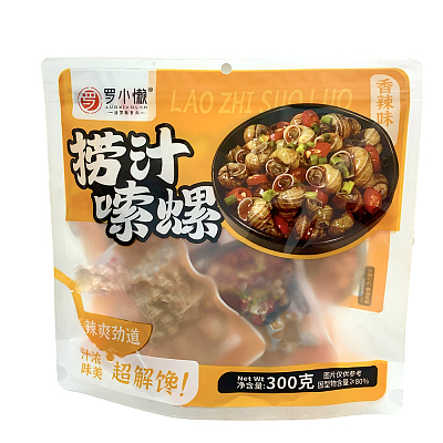 罗小懒 捞汁嗦螺 香辣味 300g