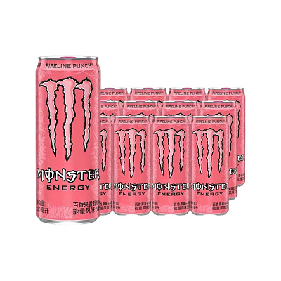 【整箱】可口可乐 魔爪 功能饮料 粉罐 百香果番石榴 330ml*12罐