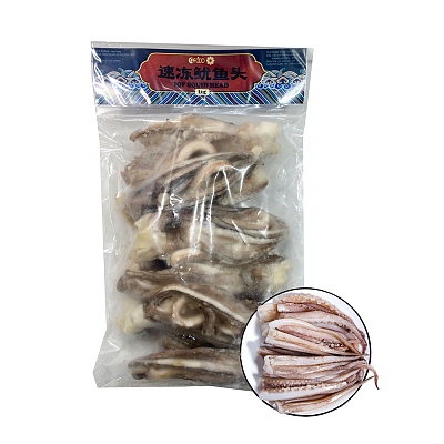 【冻】4 Food 速冻鱿鱼头 1kg