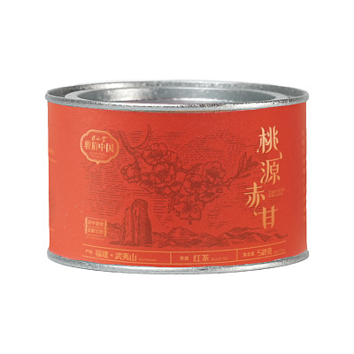 正山堂 骏眉中国 桃源赤甘果香武夷小种红茶 罐装 50g