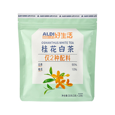【全澳独家】奥乐齐(中国) Good Life 桂花白茶30g 3g*10