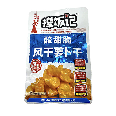 撵饭记 风干萝卜干 酸甜脆 袋装 80g