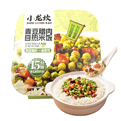 小龙坎 青豆腊肉 自热米饭 260g