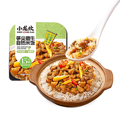 小龙坎 笋尖嫩牛 自热米饭 260g