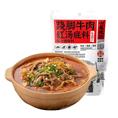 小龙坎 跷脚牛肉 红汤底料 166g