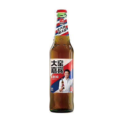 大窑嘉宾 果味汽水 玻璃瓶 520ml