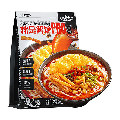 人类快乐 柳州螺蛳粉Pro 加辣加臭 370g