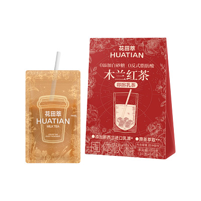 花田萃 木兰红茶即溶乳茶 20g*5