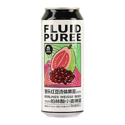潮力版 果泥啤酒 芭乐红豆流体 500ml