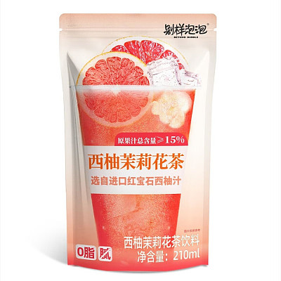 别样泡泡 西柚茉莉花茶 210ml