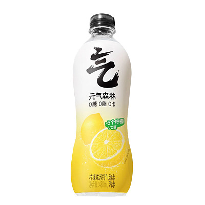 元气森林 苏打气泡水 柠檬味 480ml