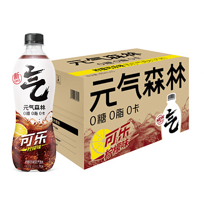 【整箱】元气森林 气泡水 冰柠可乐味 480ml*15瓶/箱