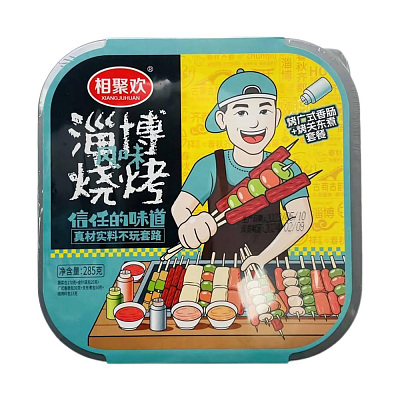 相聚欢 广式香肠关东煮套餐 淄博烧烤风味 自热锅 285g