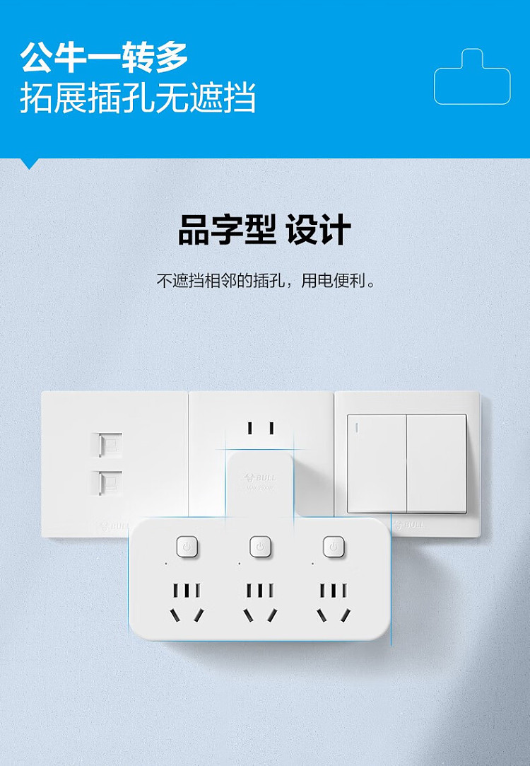 bull-multi-function-conversion-socket-one-to-three-control-models-2
