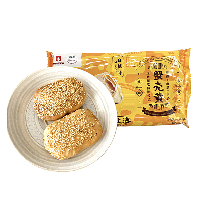 【冻】明发 老上海蟹壳黄 白糖味 360g