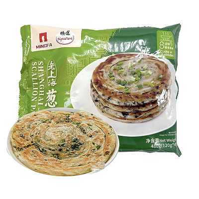 【冻】明发 老上海葱油饼 4pcs 480g