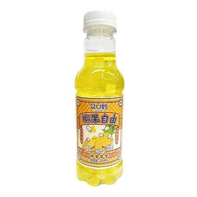 众口妙 椰果自由 果汁饮品 蜂蜜菠萝味 450ml