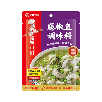 海底捞 藤椒鱼调味料 210g