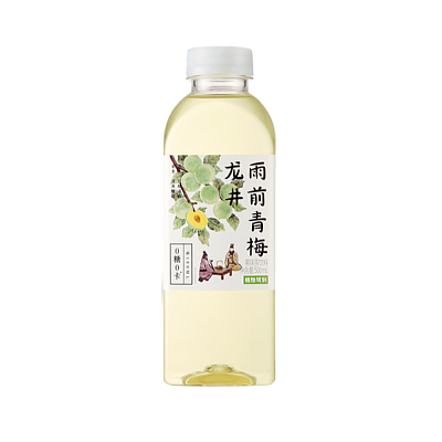 植物驾到 雨前青梅龙井 0糖0卡 500ml