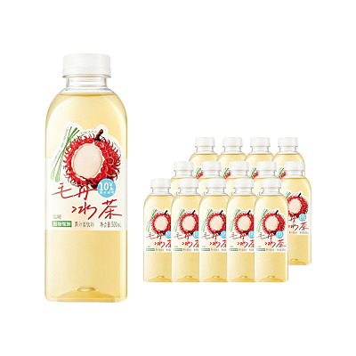 【整箱】植物驾到 红毛丹冰茶 500ml*15瓶