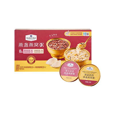 【全澳独家】山姆自营品牌 MM 燕盏燕窝粥 黑米&燕麦 2.016kg