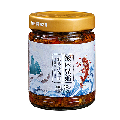 饭匹兄弟 剁椒小鱼仔 238g