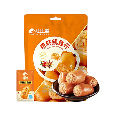 比比赞 带籽鱿鱼仔 烧烤味 90g