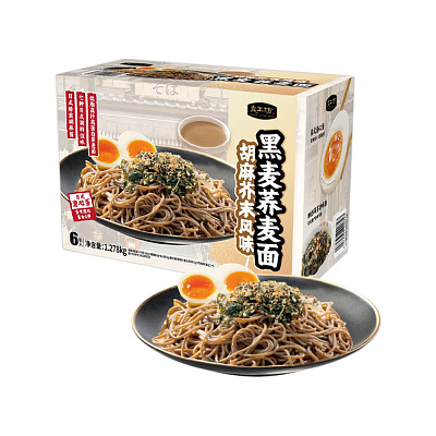 【全澳独家】山姆专供 良工坊 胡麻芥末风味黑麦荞麦面 1.278kg