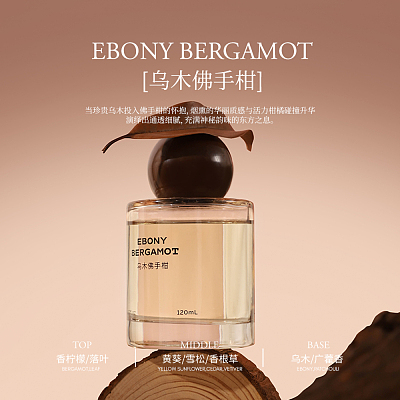 Airguard爱尔家 无火香氛 乌木佛手柑 120ml