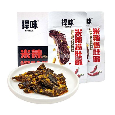 【整盒】捍味 老北京米辣爆肚脆 14g*20包